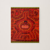 Mola Design door San Blas Indians Legpuzzel (Verticaal)