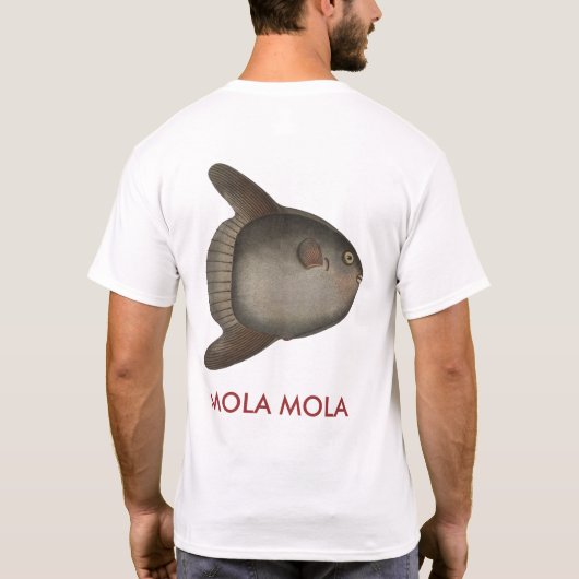 Mola Mola - Giant Ocean Sunfish Tee Shirt (Achterkant)