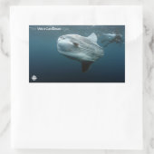 Mola Mola Rechthoekige Sticker (Tas)