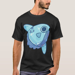 Mola Mola Turquoise Oceaan Zonvis T-shirt