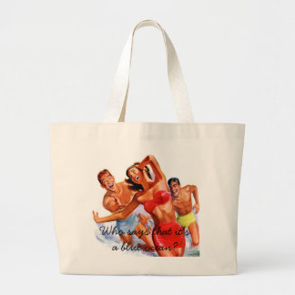 Mola Nix's Day in de Beach Bag Grote Tote Bag