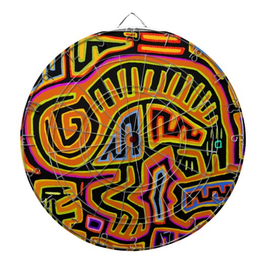 Mola Shaman Peyote Vision Dartbord (Voorkant)