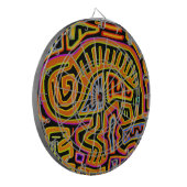 Mola Shaman Peyote Vision Dartbord (Voorkant Links)