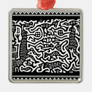 Mola Slangen Geesten Metalen Ornament