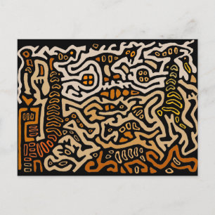 Mola Spirit Souls Dance Briefkaart
