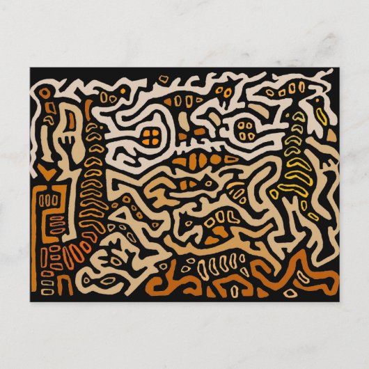 Mola Spirit Souls Dance Briefkaart (Voorkant)