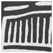 Mola-vogel - Zwart Wit 21x21 Stof (Close Up)