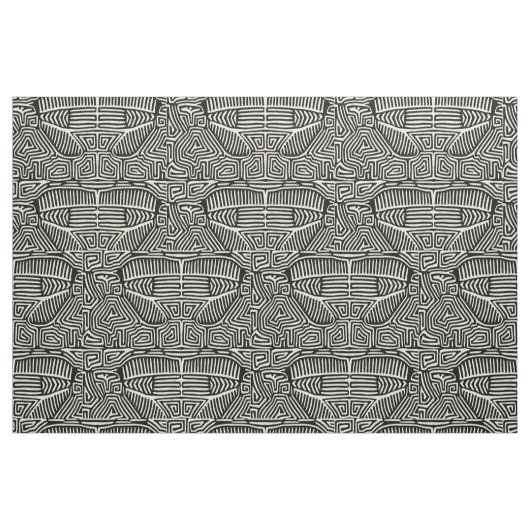 Mola-vogel - Zwarte Witte Versie 3 Stof (Yard (91,4 cm))