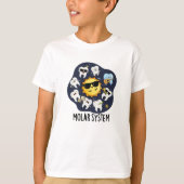 Molair systeem Grappige Dental Astronomy woordspel T-shirt (Voorkant)