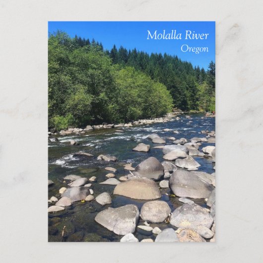 Molalla Rivier, OR Ansichtkaart Briefkaart (Voorkant)