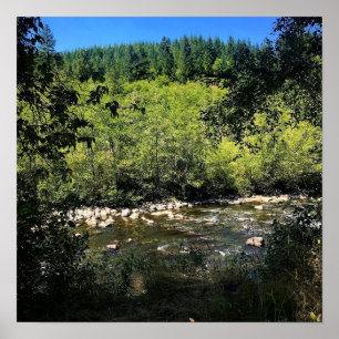 Molalla Rivier, OR Poster
