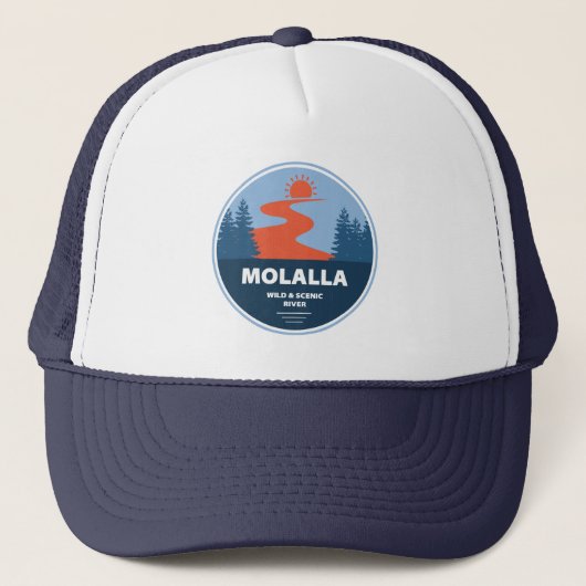 Molalla Wild en Schilderachtig rivier Trucker Pet (Voorkant)