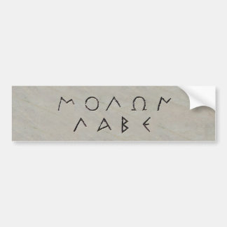 Molan Labe Bumpersticker