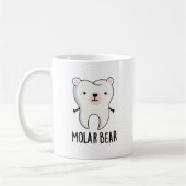 Molar Beer Funny Tooth Pun Koffiemok (Links)
