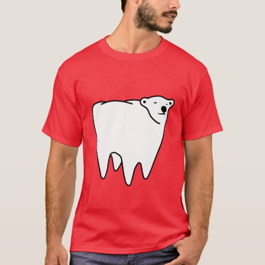 Molar Beer Polar Tooth Beer T-shirt (Voorkant)