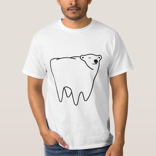 Molar Beer Polar Tooth Beer T-shirt (Voorkant)