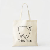 Molar Beer Polar Tooth Beer Tote Bag (Voorkant)