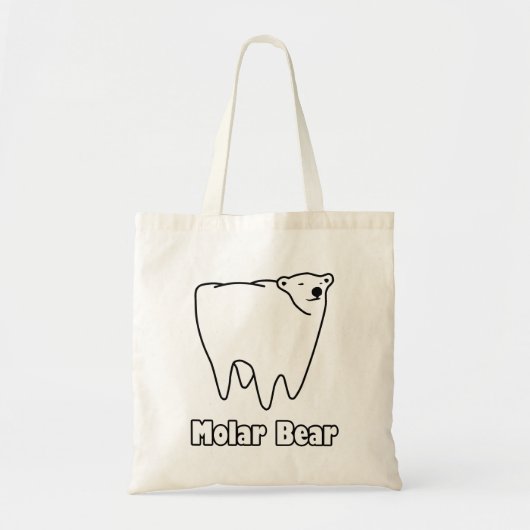 Molar Beer Polar Tooth Beer Tote Bag (Voorkant)