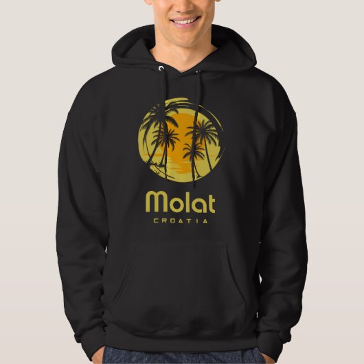 Molat Kroatië Hoodie (Voorkant)