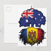 Moldava Moldavan Australian Australia Tree Roots Briefkaart (Voorkant / Achterkant)