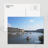 Moldava, Praag Briefkaart (Voorkant / Achterkant)