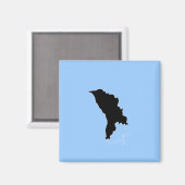 MOLDAVIË 2 MAGNEET (Voorkant / Achterkant)