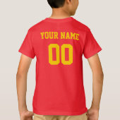 Moldavië Aangepaste naam & nummer Football Kinder  T-shirt (Achterkant)