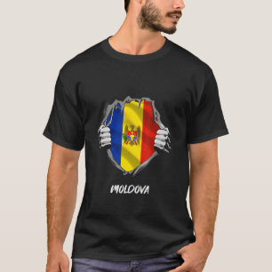Moldavië Borstvlag Schimmel T-shirt