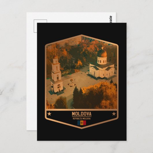 Moldavië Briefkaart (Voorkant / Achterkant)