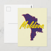 Moldavië Briefkaart (Voorkant / Achterkant)