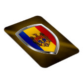Moldavië Metallic Embleem Magneet (Rechterzijde)