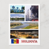 Moldavië - Mozaïek - Briefkaart (Voorkant)
