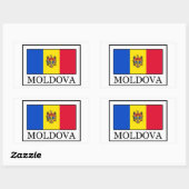 Moldavië-sticker Rechthoekige Sticker (Vel)