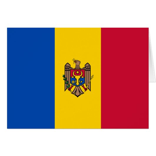 Moldavië-vlag (Voorkant Horizontaal)