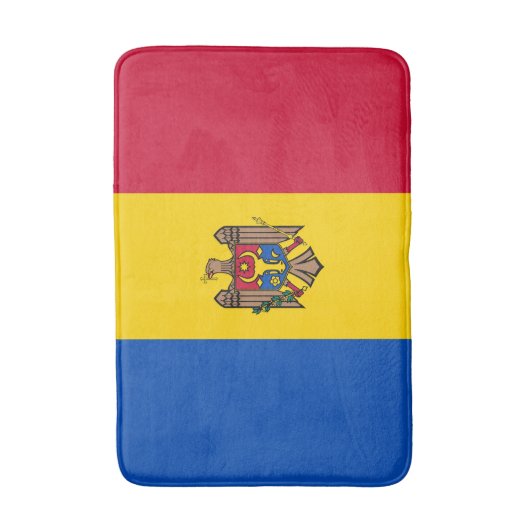 Moldavië-vlag Badmat (Voorkant Verticaal)