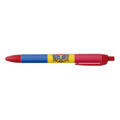 Moldavië-vlag Blauwe Inkt Pen (Bodem)