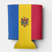 Moldavië-vlag Blikjeskoeler (Achterkant)