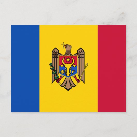 Moldavië-vlag Briefkaart (Voorkant)