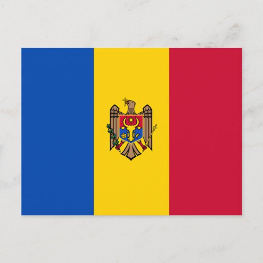 Moldavië-vlag Briefkaart (Voorkant)
