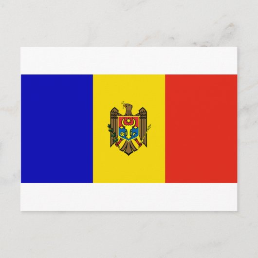 Moldavië-vlag Briefkaart (Voorkant)