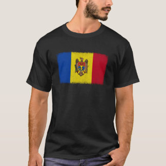 Moldavië Vlag Grafisch Voor Mannen Vrouwen Kindere T-shirt