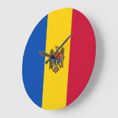 Moldavië Vlag Grote Klok (Hoek)
