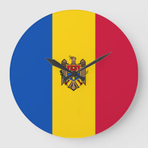 Moldavië Vlag Grote Klok