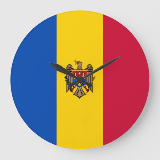 Moldavië Vlag Grote Klok (Voorkant)