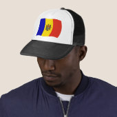 Moldavië Vlag Hoed Trucker Pet (In situ)