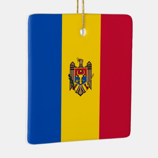 Moldavië-vlag Keramisch Ornament (Rechts)