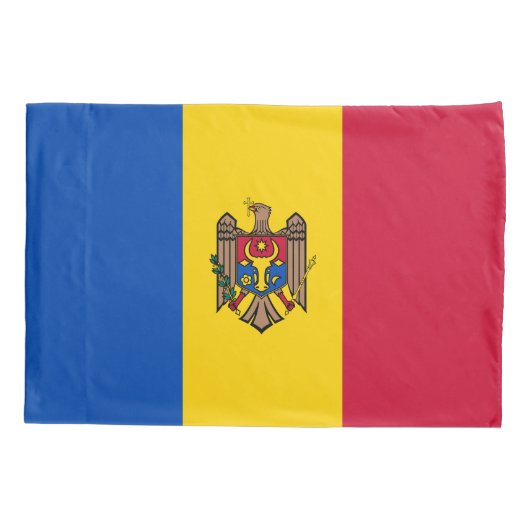 Moldavië-vlag Kussensloop (Achterkant)