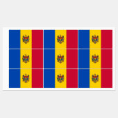 Moldavië-vlag Labels (Vel)