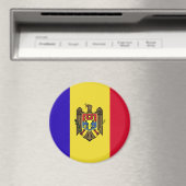 Moldavië-vlag Magneet (Insitu (Vaatwasser))