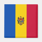 Moldavië-vlag Magneet (Voorkant)